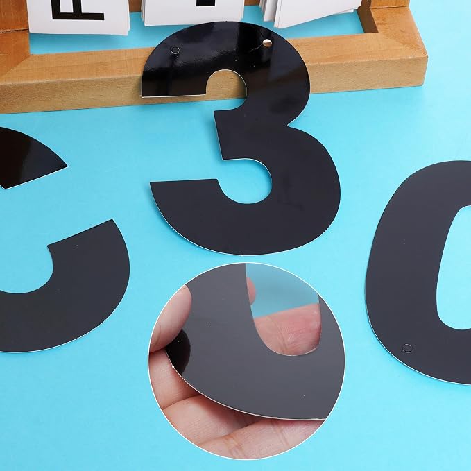DIY Banner Kit with Letters Bright Black Customizable Birthday Banners - Image 6