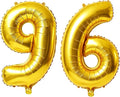 40 Inch Number 96 Balloons for 96th Birthday Party Decorations, 0-100 Gold by FOBELEC