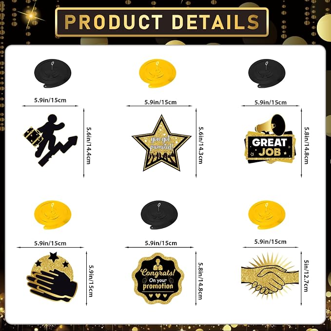 Yay! You Got Promoted Congratulations Banner Congratulations Decorations - Image 3