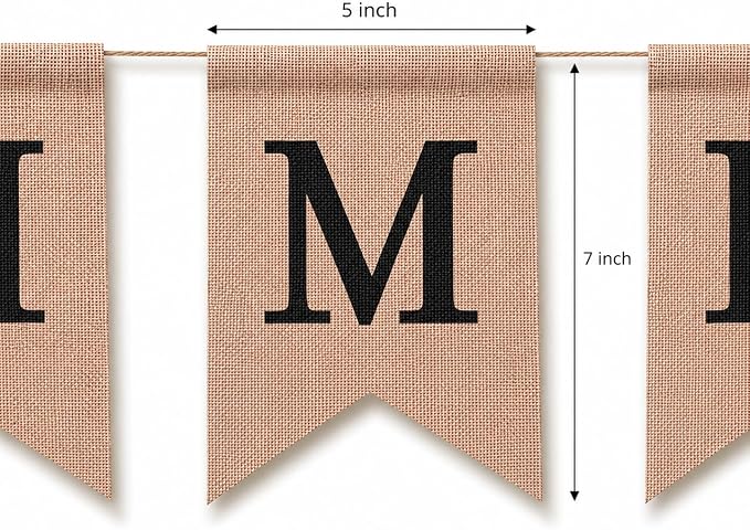Pre-Printed Banner Kit – 97 BURLAP Flags - Image 2
