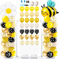 Kasyat 2 Sets Bee Theme Party Balloon Column Stand Kit by Kasyat