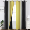 Black and Yellow Ombre Blackout Curtains by ESTELARTEXTILER