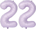 40 In Matte Purple Number Balloons Helium Foil Mylar Balloon Digital 22 | by Exquisitehighqualitypartydecorationstomeetyoureveryneed%EF%BC%81