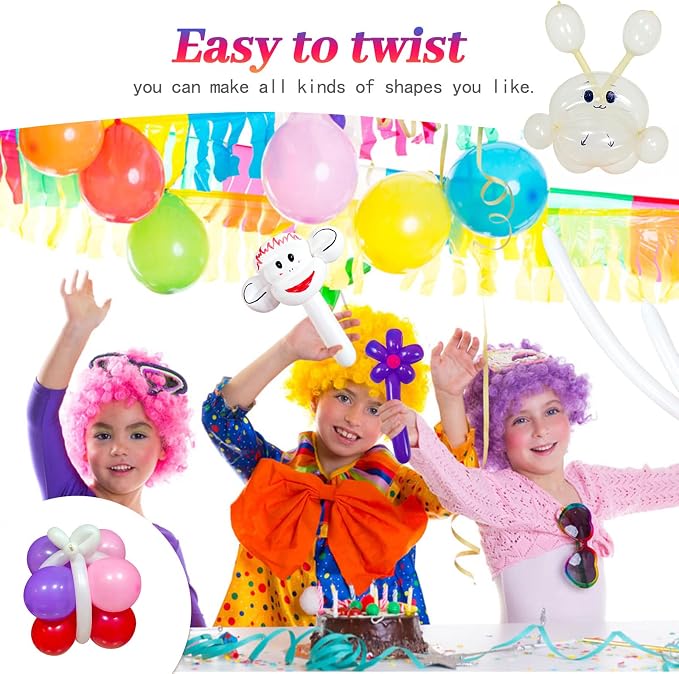 260 Balloons Clear, Thickening Long Balloons - Image 6