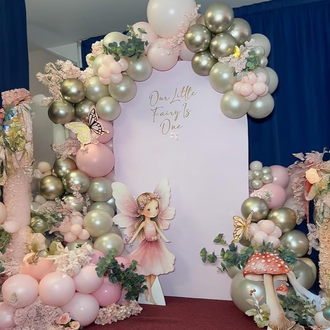 White Pink Gold Balloons Set, 12 Inch Double Stuffed Pearl White Sand Blush - Image 7