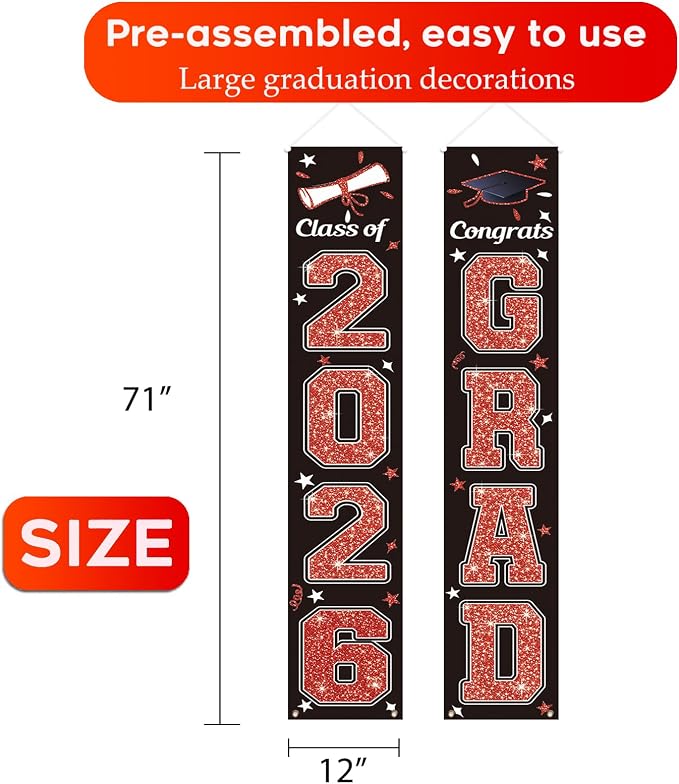 KMUYSL Graduation Decorations Class of 2026, 2026 Graduation Decorations Party - Image 6