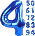 Navy Blue 4 Balloon by IWERP