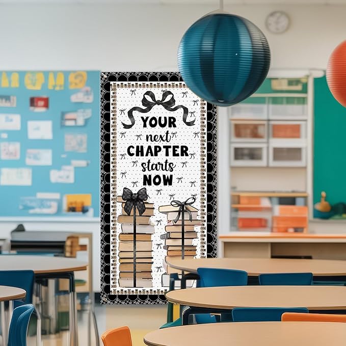 HunnmingRe Books and Bows Classroom Decor Back to School Books and Bows - Image 4