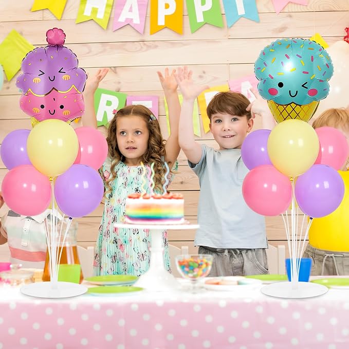 Ice Cream Party Balloons Stand Kit 2 Sets - Image 6