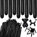 Black Long Balloons Premium 260 Twisting Balloons Animals Magic by ZBYDNG