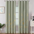 Sage Green Blackout Curtains for Living Room 90 Inches Long, Room Darkening by ESTELARTEXTILER