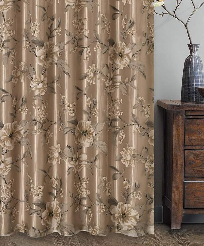 GOHD Roman Romance. Burnt-Out Printed Organza Window Curtain Panel Drape - Image 8