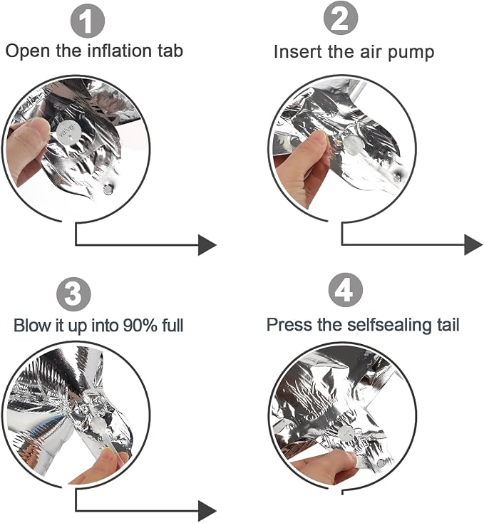 Silver Number 40 Balloon 40 Inch, 40th Birthday Decorations Men Women | Foil - Image 6