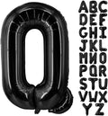 Lovoir 40 Inch Large Black Letter Q Balloons Big Size Jumbo Mylar Foil Helium by Lovoir