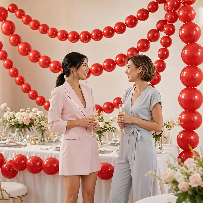 Red Linking Balloons - Image 4