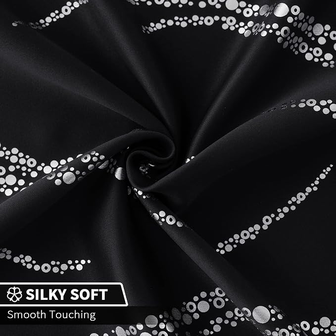 Yakamok Black Blackout Curtains - Image 5