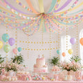 360 Sheets Colorful Paper Chains Strips and Star Garland by succulentlovers