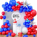 Red Blue Balloon Garland Kit by Wpensky