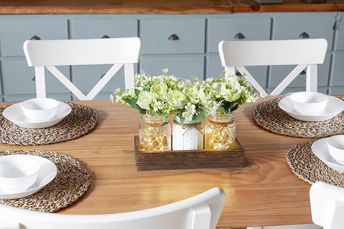 Mkono Mason Jar Lights Centerpieces - Image 6