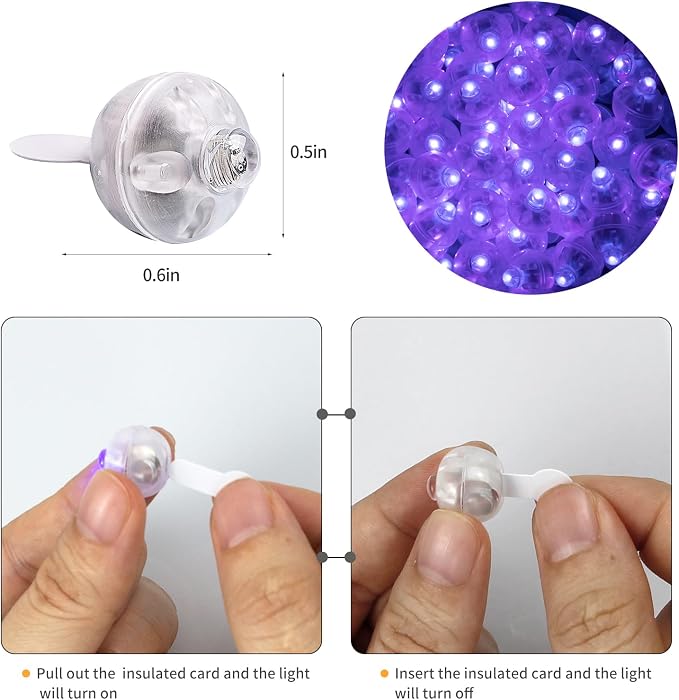 Aogist 50Pcs Balloon Lights - Image 3