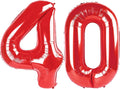 40 Balloon Number 40 Inch Red Balloons by Mluchee