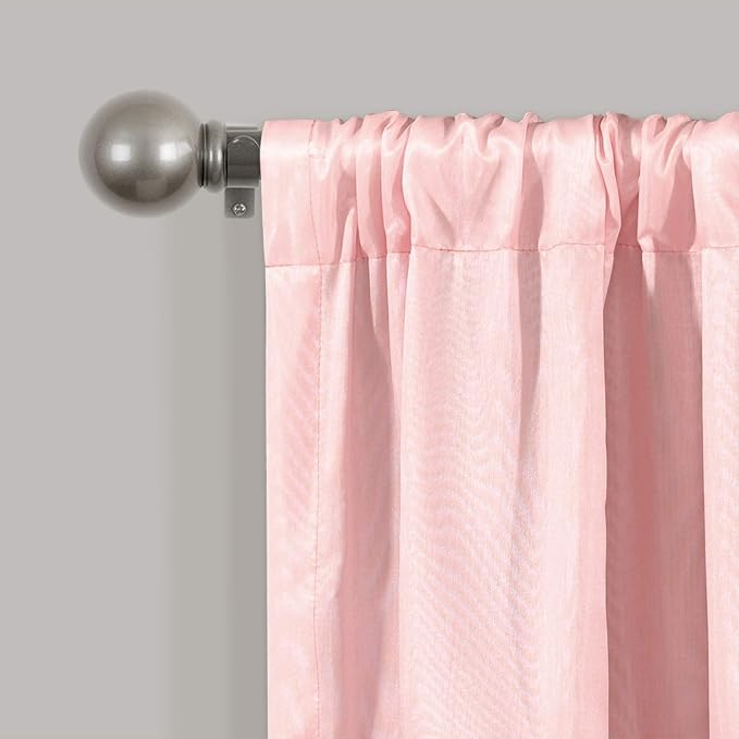 Lush Decor Night Sky Sequins Valance, Blush & Silver - Image 4