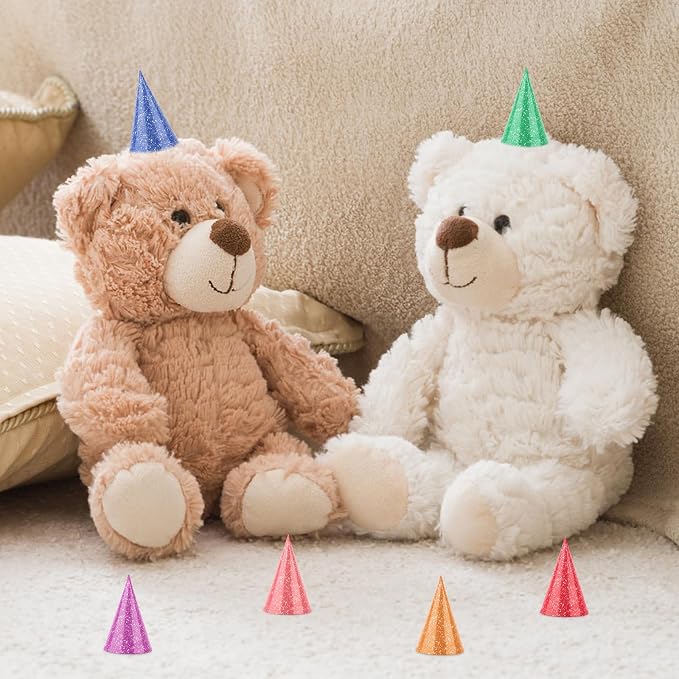 10 Pcs Mini Birthday Hats for Stuffed Animals Paper Cone Tiny Party Hats for - Image 7