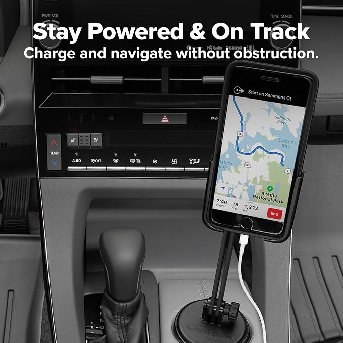 WeatherTech CupFone with Extension – Adjustable, Universal Cup Holder Cell - Image 8