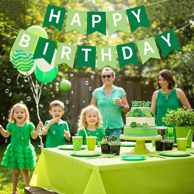 Happy Birthday Banner Pre-Strung Birthday Decorations Birthday Party Backdrop - Image 4