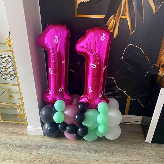 1 Balloon Number Hot Pink 1 Birthday Balloon 40 inch Foil Mylar Large 1 Balloon - Image 4
