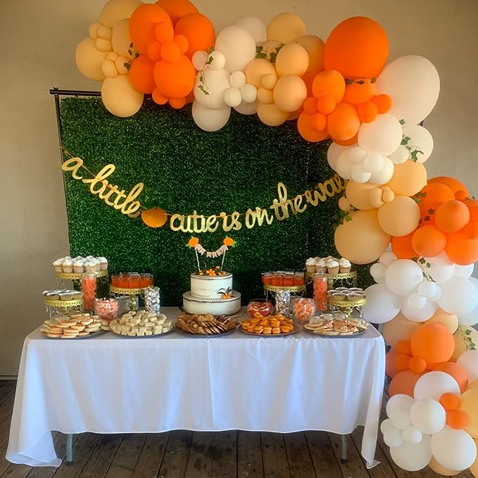 Voircoloria 105pcs Orange Party Latex Balloons, 12inch | - Image 6