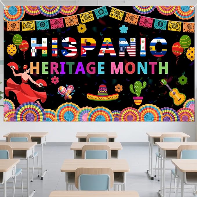 Hispanic Heritage Month Banner 6x4ft - Image 5