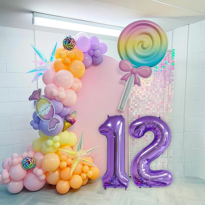 Purple 16 Balloon Number, 40 Inch Number 16 Balloon Big Foil Mylar Helium - Image 7
