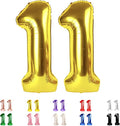11 Balloon Numbers 40Inch for 11th Year Old Birthday Decorations, Inflation by Mluchee