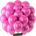 Pro Duralatex Pearl Hot Pink Extra-Thick Balloons 120 Pack 10 inch | Magenta by Bezente