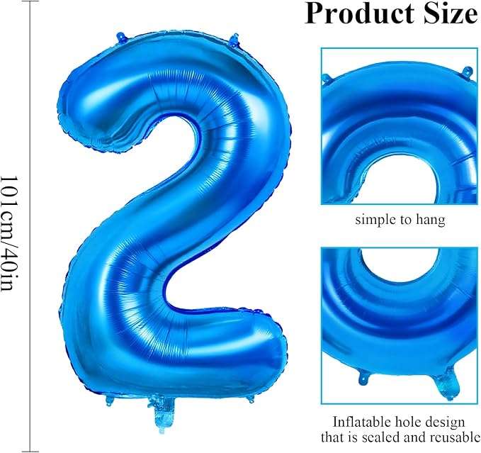 Number 12 Balloons for 12th Birthday Party Decorations, 0-100 Large No.12 - Image 2