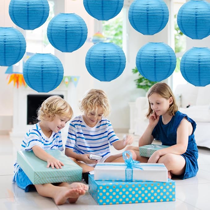 Round Chinese Paper Lanterns Decorative Hanging Ceiling Lanterns - Image 6