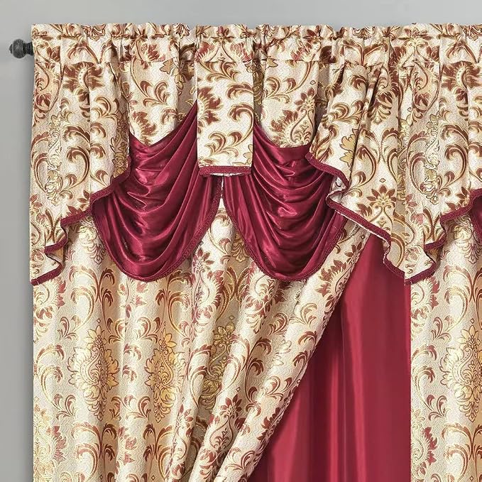 GOHD Samba Star Jacquard Window Curtain 2PC Panels.W54 xL90 - Image 4
