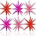 HILAVO 6PCS Star Balloons, 22Inch Huge Hot Pink Red Pink Star Balloon Foil by HILAVO