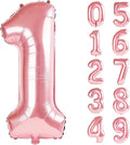 40 Inch Number 1 Balloons for 1st Birthday Party Decorations, 0-100 Jewelry by FOBELEC