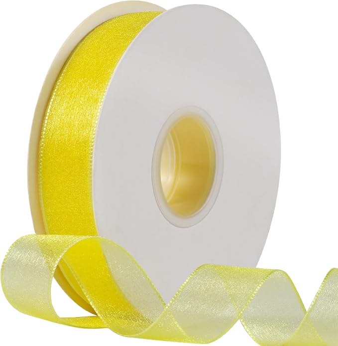 Sheer Organza Ribbon 1 Inch Chiffon Ribbons by Unknown