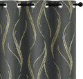 Yakamok Dark Grey Blackout Curtains by Yakamok