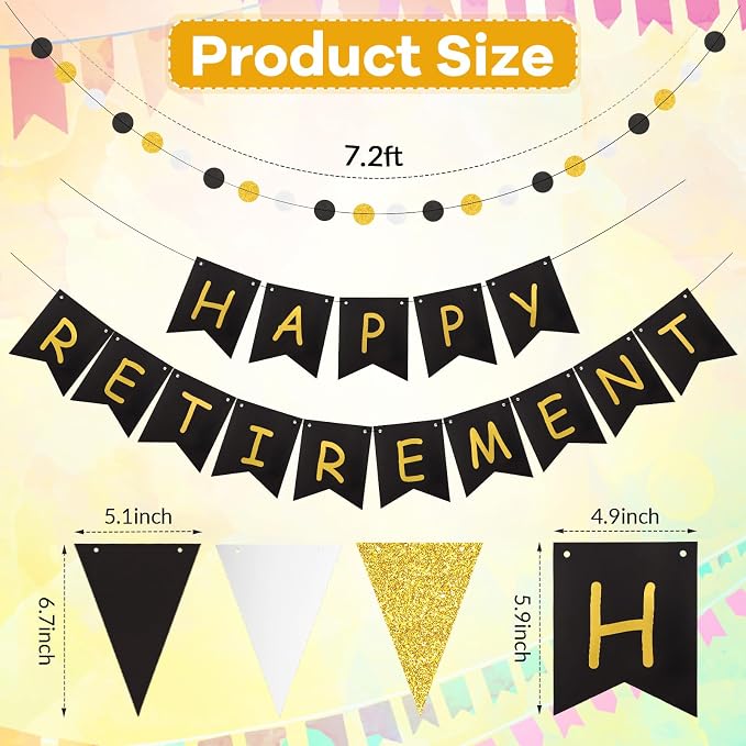 Happy Retirement Banner - Image 2