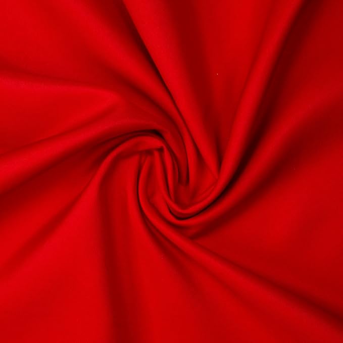 Gee Di Moda Square Tablecloth - 52 x 52 Inch Red Table Cloth for Small Square or Round Tables - Heavy Duty Washable Fabric - for Buffet Table, Holiday Party, Dinner, Wedding & Baby Shower