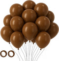 Voircoloria 105pcs Coffee Party Latex Balloons, 12inch | by Voircoloria