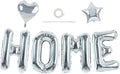 TONIFUL 40 Inch Large Silver Letter HOME Foil Balloons Alphabet Balloons | by TONIFUL