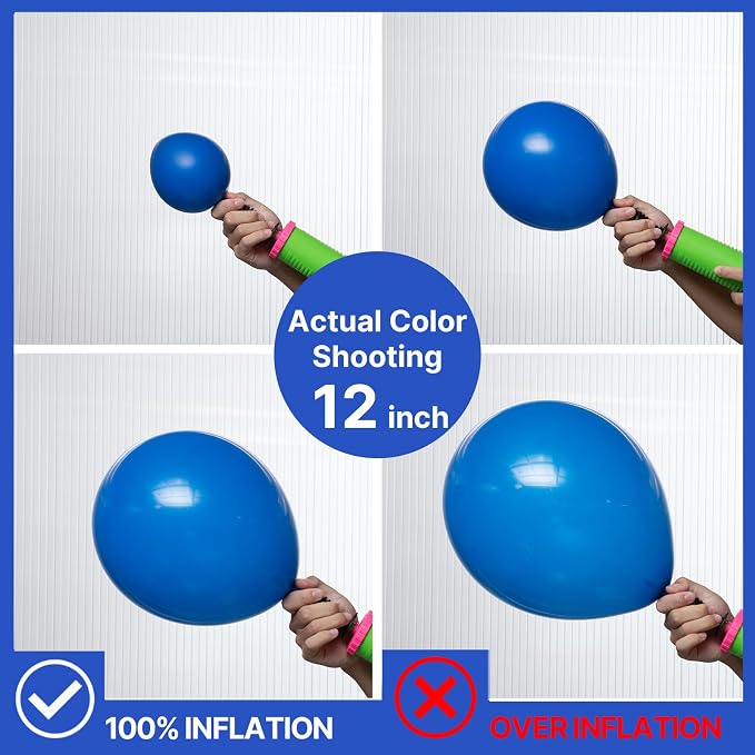 PartyWoo Royal Blue Balloons 50pcs Dark Blue Balloons 5 Inch | Wedding Baby - Image 5