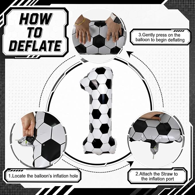Soccer Number 11 Balloon for Boys, Gaint Soccer 11 Balloon Number, 11th - Image 9