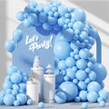 Awenztech 122pcs Light Blue Balloon Arch Kit, 18 12 10 5 inch Pastel Baby Blue by Awenztech