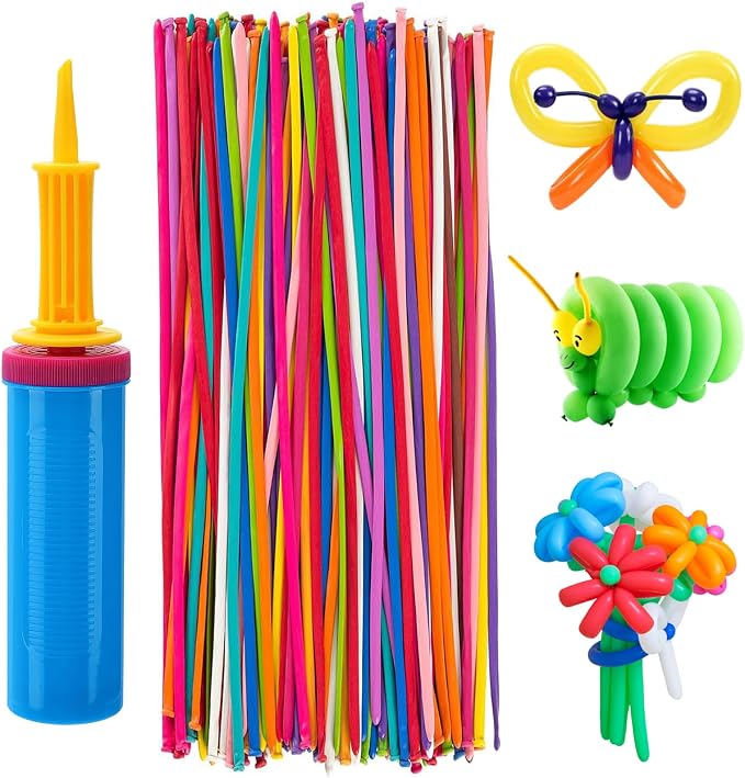 Apipi 100 Pcs Premium Latex 260 Balloons Kit by Apipi